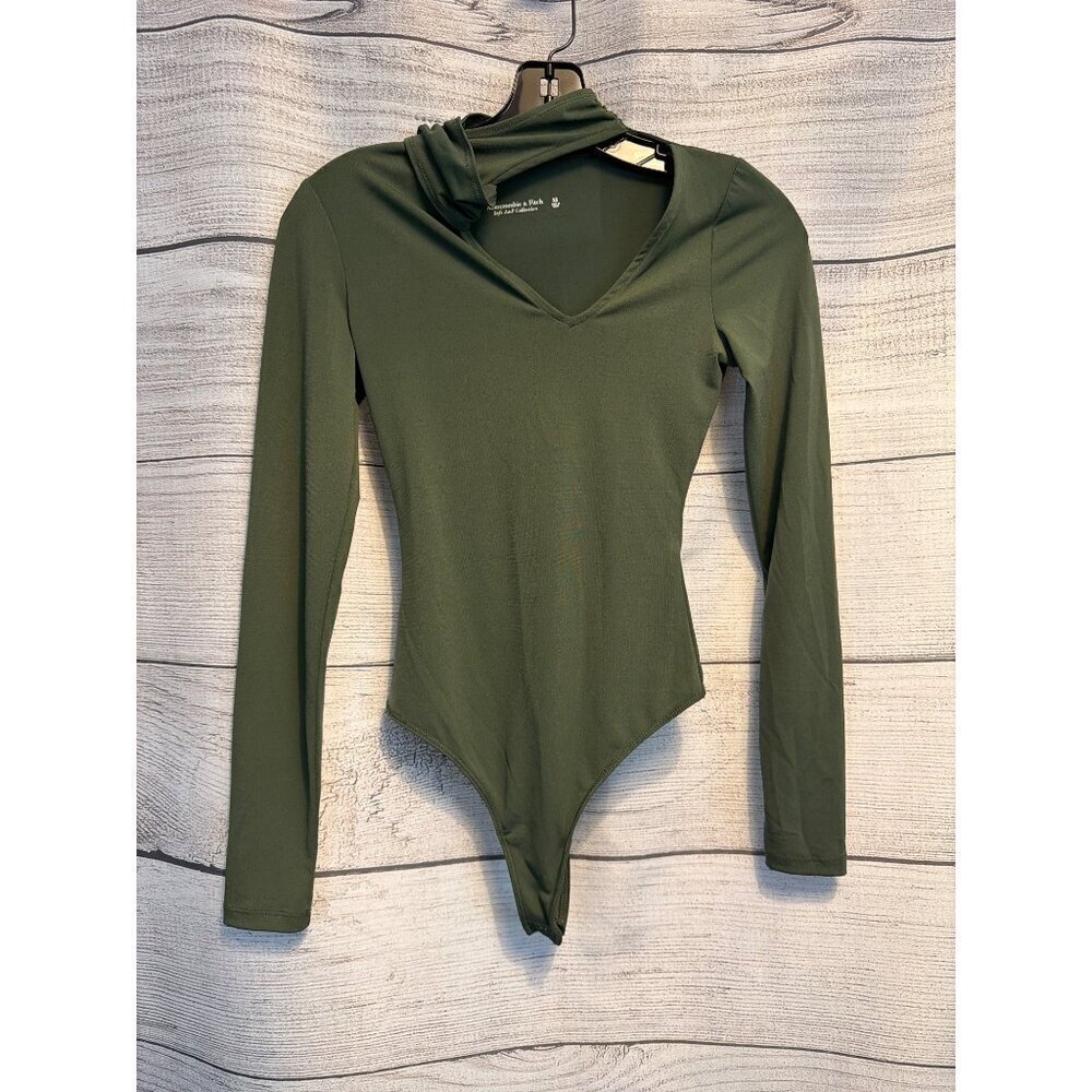 Abercrombie & Fitch Soft Bodysuit Long Sleeve Turtleneck Size XS